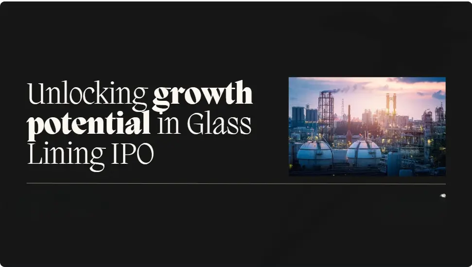 Visual representation of Standard Glass Lining IPO details, highlighting key financials, growth prospects, and market positioning for investors.