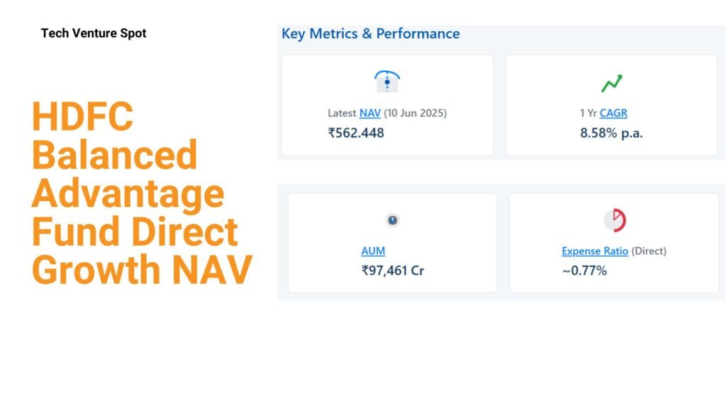 Get latest NAV, returns, and performance of HDFC Balanced Advantage Fund Direct Growth. Explore risk, asset allocation, and investment insights.