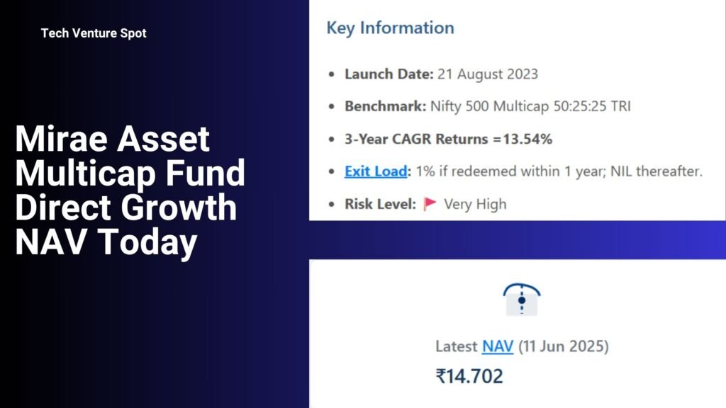 Mirae Asset Multicap Fund Direct Growth nav history full charts of 3 years.