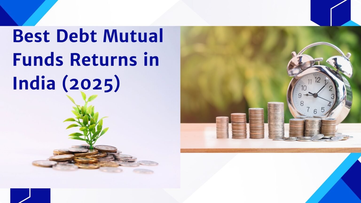 this image showing debt mutual funds return , nav, aum
