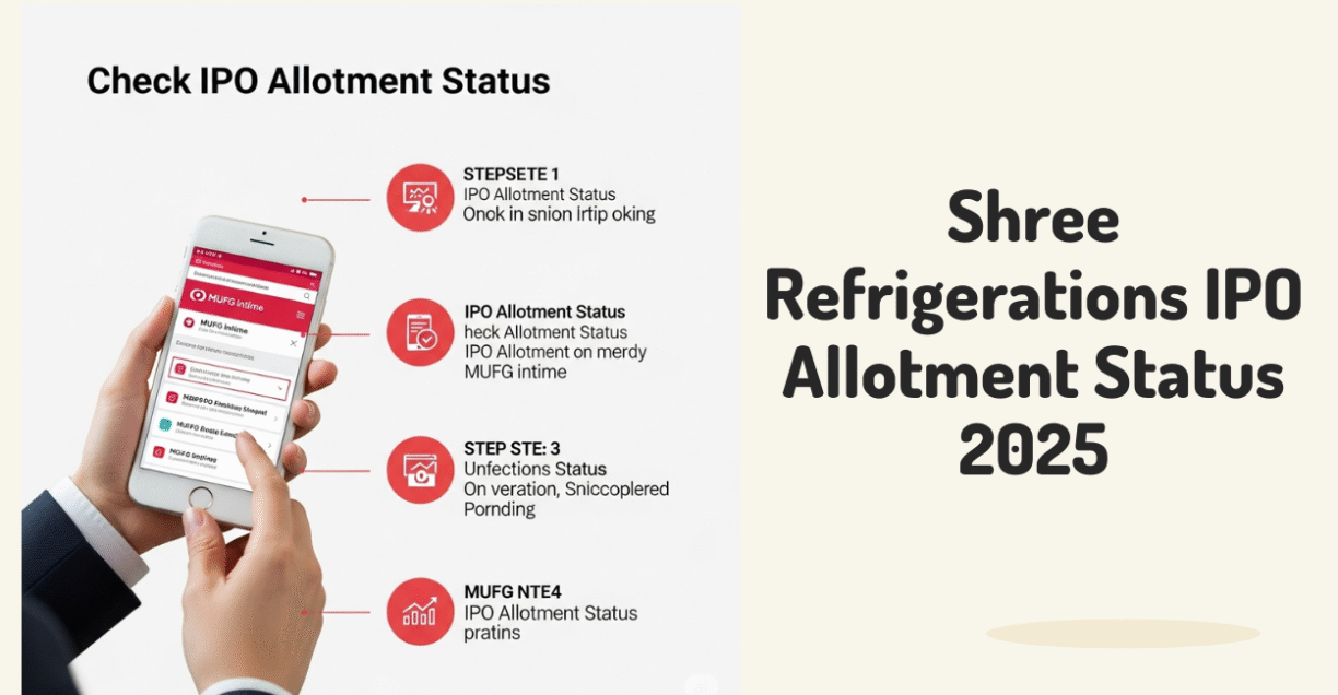 Shree Refrigerations IPO Allotment Status 2025 -here i show steps how to check for this ipo